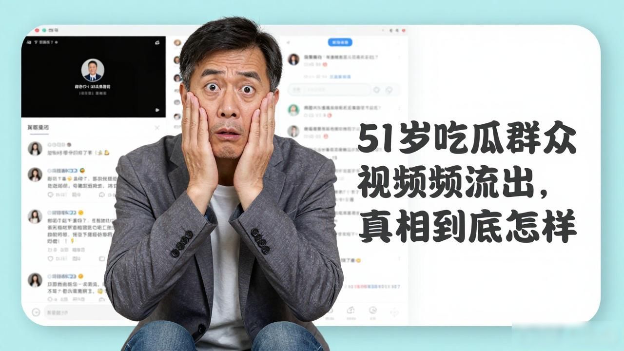 51岁吃瓜群众视频流出，真相到底怎样