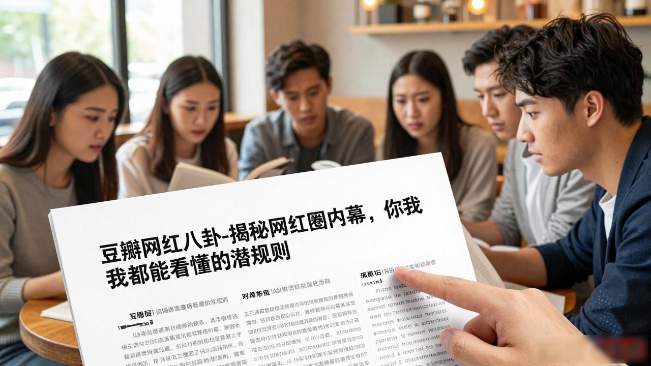 豆瓣网红八卦-揭秘网红圈内幕，你我都能看懂的潜规则